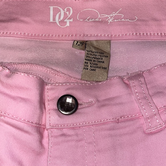Diane Gilman Pink Pants with Rhinestone Pockets (12P) - Picture 4 of 11